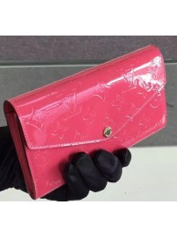 Replica Louis Vuitton Monogram Vernis SARAH WALLET M90225 Rose HY2288Hd81