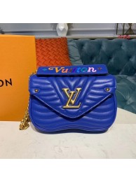 Replica LOUIS VUITTON NEW WAVE CHAIN BAG PM M53924 Bleu Neon HY3858Ix66