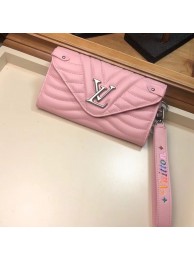Replica LOUIS VUITTON NEW WAVE LONG WALLET M63298 pink HY1775Fi42