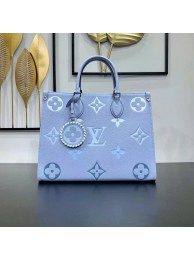 Replica Louis Vuitton ONTHEGO MM M45718 Summer Blue HY16743zR45