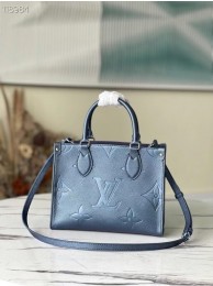 Replica Louis Vuitton ONTHEGO PM M58956 Navy Nacre HY636cK54