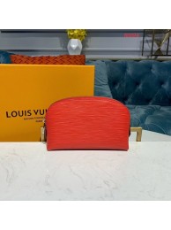 Replica Louis vuitton original Epi Leather COSMETIC POUCH PM M52030 Coquelicot HY2932YP94