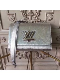 Replica Louis vuitton original epi leather TWIST MM M50332 silver HY12302nB47