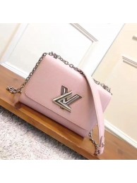 Replica Louis Vuitton Original Epi Leather Twist MM M50380 Pink HY9828ui32