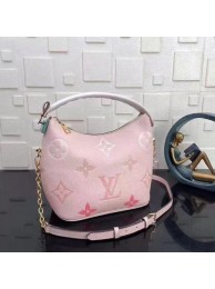 Replica Louis Vuitton Original Leather Hobo Bag M45697 Pink HY9265HB48