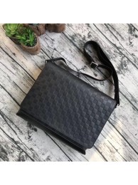 Replica LOUIS VUITTON ORIGINAL LEATHER MESSENGER BAG N41038 N41035 BLACK HY8603Ix66