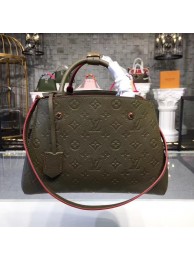 Replica Louis vuitton original mongram empreinte MONTAIGNE PM M43660 green HY19602nB47
