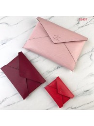 Replica Louis Vuitton POCHETTE KIRIGAMI M64186 Pink Red Rose HY7243EO56