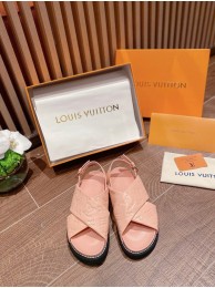 Replica Louis Vuitton SANDAL 91083-1 Heel 2CM HY16469Yn66