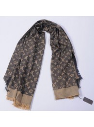 Replica Louis Vuitton Scarves Cotton WJLV091 Brown HY6705aG44