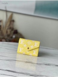 Replica Louis Vuitton VICTORINE WALLET M81428 Lemon Curd Yellow HY20757it96