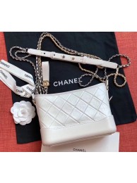 Replica Top Chanel gabrielle small hobo bag A91810 white HY22967Cq58