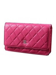Replica Top Chanel Matelasse Wallet Sheepskin Leater A31557 Rose HY4324Vx24