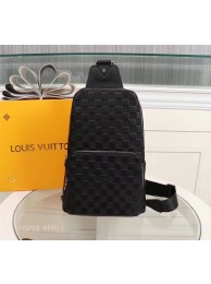 Replica Top Louis Vuitton AVENUE SLING Original Leather Bag N41719 Black HY20280ll80