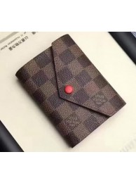 Replica Top Louis Vuitton Damier Ebene Canvas VICTORINE WALLET N41659 HY16995ll80