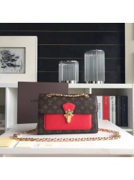 Replica Top Louis Vuitton Monogram Canvas VICTOIRE M41730 Red HY19289Vx24