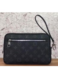 Replica Top Louis Vuitton Monogram Eclipse Canvas KASAI CLUTCH M41664 HY10557Cq58