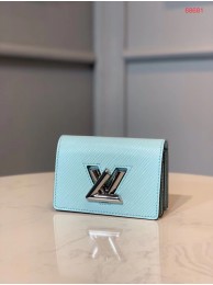 Replica Top Louis vuitton original TWIST MULTICARTES card holder M68681 sky blue HY1404Vx24