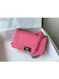 Top Chanel Boy Flap Original Caviar Leather Shoulder Bag A67086 rose HY15027lE56