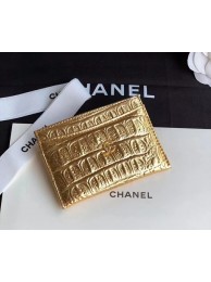 Top Chanel Calfskin & Gold-Tone Metal A31510 Gold HY12472lE56