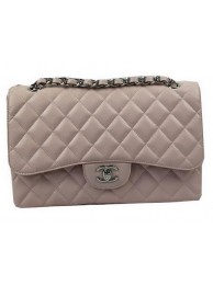 Top Chanel Classic Flap Bag Pink Cannage Pattern CF1113 Silver HY14991yq38