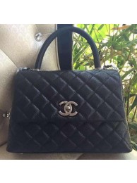 Top Chanel Classic Top Handle Bag Original Cannage Pattern A95169 Black HY26306yq38
