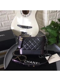 Top Chanel gabrielle small hobo bag B91810 light black HY11431eo14