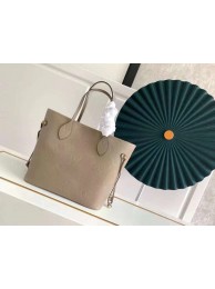 Top Louis Vuitton NEVERFULL MM M45685 Tourterelle Gray HY19006yq38